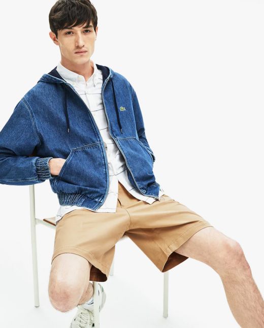 Gabardine Bermuda Shorts